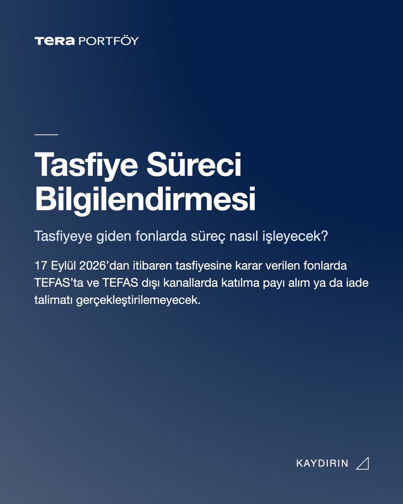TERA Portföy'den kamuoyu açıklaması | Rota Borsa TERA Portföy'den kamuoyu açıklaması | Rota Borsa