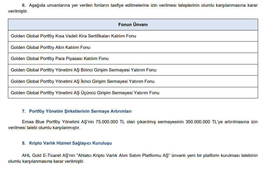 SPK bir çok şirketin başvurusuna onay verdi | Rota Borsa