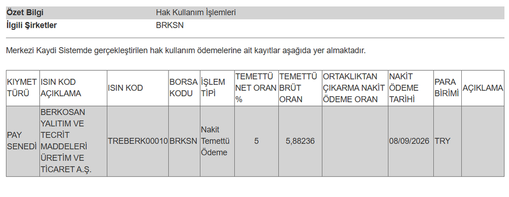 Bir şirketin temettü ödemesi hesaplara yattı | Rota Borsa