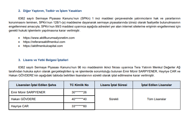 SPK’dan halka açık bir şirket ve yöneticilerine para cezası kararları | Rota Borsa SPK’dan halka açık bir şirket ve yöneticilerine para cezası kararları | Rota Borsa